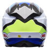 Casque BELL Moto-10 Spherical Grid blanc/bleu