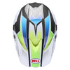 Casque BELL Moto-10 Spherical Grid blanc/bleu