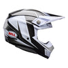 Casque BELL Moto-10 Spherical Grid blanc/noir/gris
