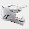 Casque Alpinestars Supertech M10 Solid blanc
