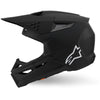 Casque ALPINESTARS S-M3 solid noir mat