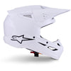 Casque ALPINESTARS S-M3 solid blanc