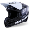Casque ALPINESTARS S-M3 RADIUM noir/blanc/gris