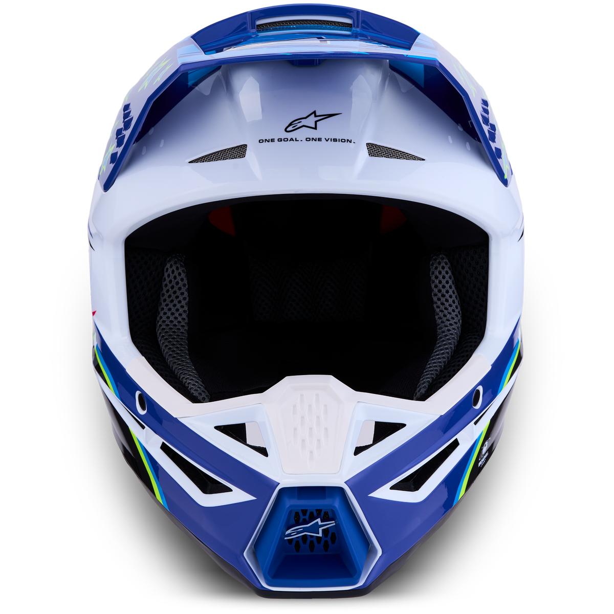 Casque ALPINESTARS S-M3 Falcon bleu/rose