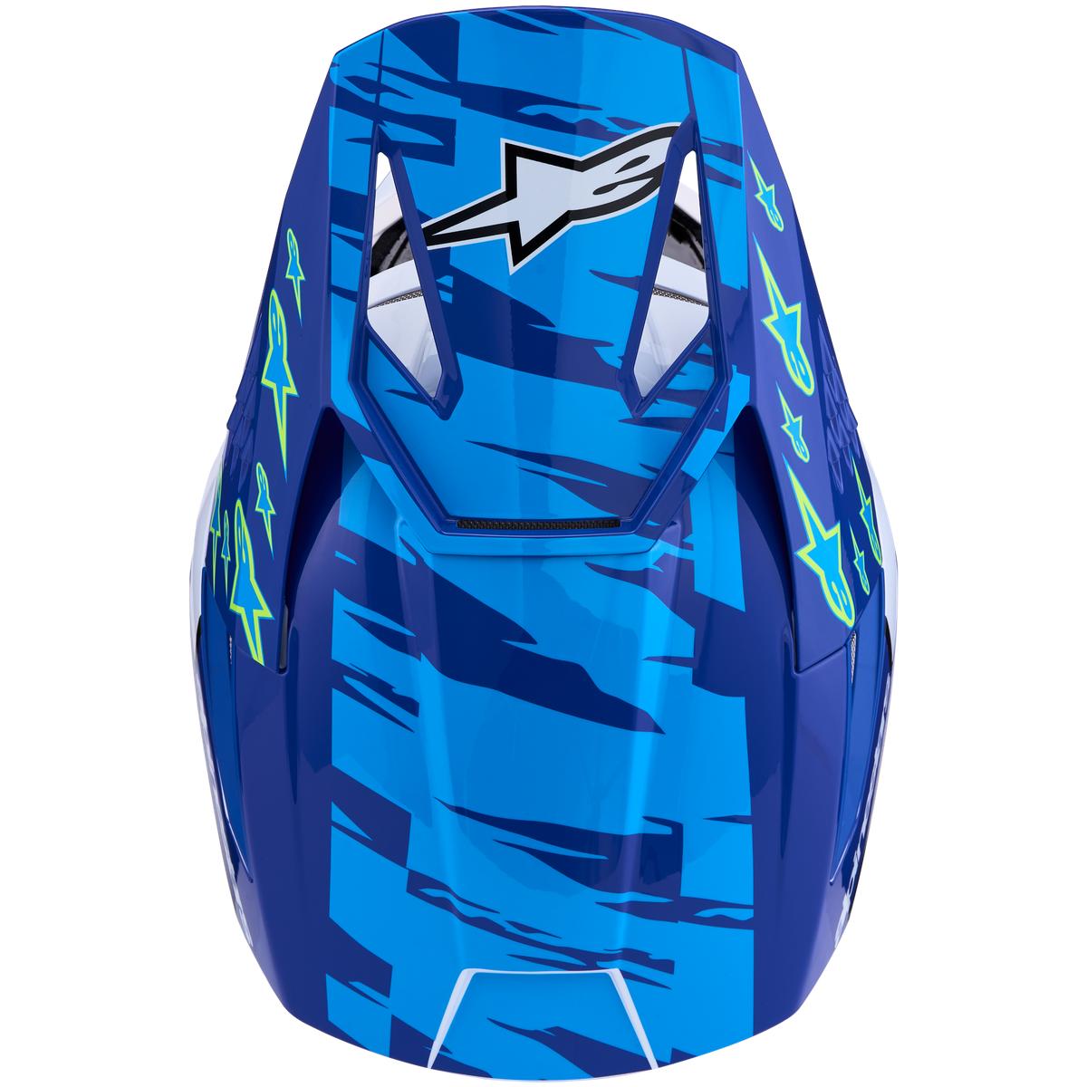 Casque ALPINESTARS S-M3 Falcon bleu/rose