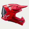 Casque Alpinestars Supertech M10 Flood rouge