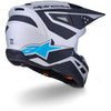 Casque ALPINESTARS S-M3 HEAT gris/bleu/noir mat