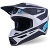 Casque ALPINESTARS S-M3 HEAT gris/bleu/noir mat