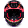 Casque ALPINESTARS Supertech M10 (S-M10) ERA rose/violet/jaune