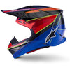 Casque ALPINESTARS Supertech M10 (S-M10) ERA bleu/rouge/jaune