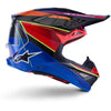 Casque ALPINESTARS Supertech M10 (S-M10) ERA bleu/rouge/jaune