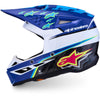 Casque ALPINESTARS S-M3 Falcon Enfant bleu/rose