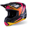 Casque ALPINESTARS S-M7 RISE noir/jaune/rose