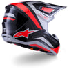 Casque ALPINESTARS S-M7 RISE noir/gris/rouge