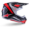 Casque ALPINESTARS S-M7 RISE noir/gris/rouge