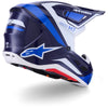 Casque ALPINESTARS S-M7 RISE bleu/blanc