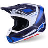 Casque ALPINESTARS S-M7 RISE bleu/blanc