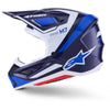 Casque ALPINESTARS S-M7 RISE bleu/blanc
