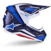 Casque ALPINESTARS S-M7 RISE bleu/blanc