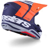 Casque ALPINESTARS S-M7 CORE orange/bleu mat