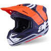 Casque ALPINESTARS S-M7 CORE orange/bleu mat