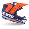 Casque ALPINESTARS S-M7 CORE orange/bleu mat