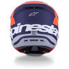 Casque ALPINESTARS S-M7 CORE orange/bleu mat