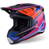 Casque ALPINESTARS S-M7 FUSE bleu/violet/rose