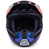 Casque ALPINESTARS S-M7 FUSE bleu/violet/rose