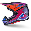 Casque ALPINESTARS S-M7 FUSE bleu/violet/rose
