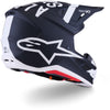 Casque ALPINESTARS S-M7 DASHER noir/blanc mat