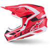 Casque ALPINESTARS S-M7 DEED rouge/noir/blanc