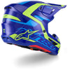 Casque ALPINESTARS S-M7 DEED bleu/jaune