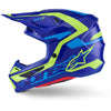 Casque ALPINESTARS S-M7 DEED bleu/jaune