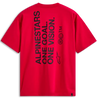 T-Shirt ALPINESTARS One Oversized SS CSF Tee Rouge