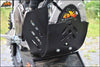 Sabot PEHD 6mm AXP Yamaha YZF450 2015-17 Noir