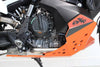Sabot Adventure PEHD 8mm AXP KTM 790/890 ADVENTURE 2019-24 Orange