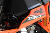 Sabot Adventure PEHD 8mm AXP KTM 790/890 ADVENTURE 2019-24 Orange