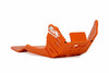 Sabot PEHD 8mm avec protection de biellette AXP KTM 125SX-125XC 2023-26 Orange