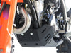 Sabot PEHD 8mm avec protection de biellette AXP KTM 250/350 EXCF-350XWF 2024-26 Noir