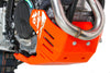 Sabot PEHD 8mm avec protection de biellette AXP KTM 250/350 EXCF-350XWF 2024-26 Orange