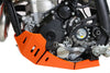 Sabot PEHD 8mm avec protection de biellette AXP KTM 250/350 EXCF-350XWF 2024-26 Orange