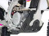 Sabot PEHD 8mm avec protection de biellette AXP Yamaha YZ250F 2024-26 Noir