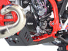 Sabot PEHD 8mm avec protection de biellette AXP Beta 250/300 RR/RACE 2024-25 Noir