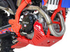Sabot PEHD 8mm avec protection de biellette AXP Beta 4T RR/RACE 2024-25 Rouge