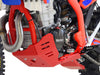Sabot PEHD 8mm avec protection de biellette AXP Beta 4T RR/RACE 2024-25 Rouge