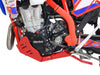 Sabot PEHD 8mm avec protection de biellette AXP Beta 4T RR/RACE 2024-25 Rouge