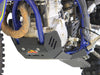 Sabot PEHD 8mm avec protection de biellette AXP Sherco 450/500 SEF 2025-26 Noir