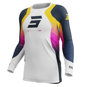 Maillot SHOT Aerolite Ultra bleu/orange/rose 2025