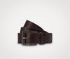 Ceinture en cuir marron PMJ